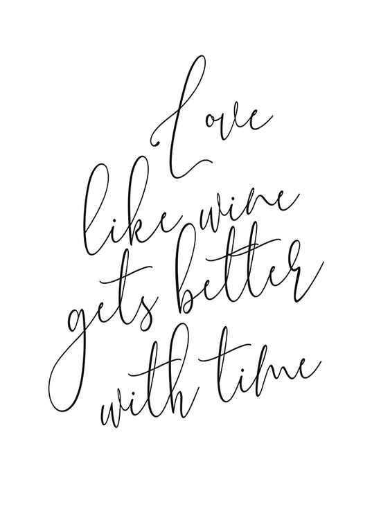 Plakat - Love like wine...