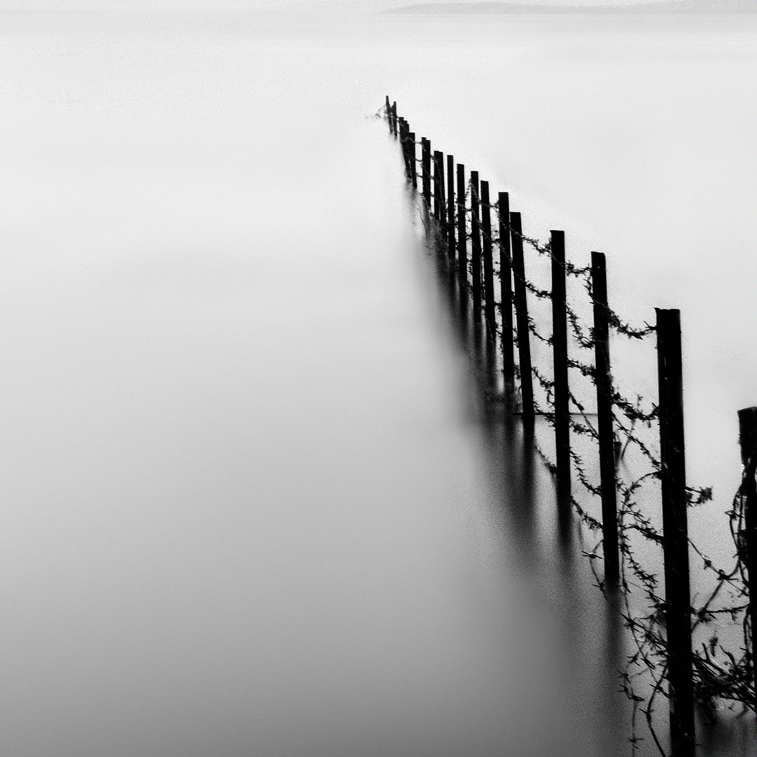 Canvastavla - Fence in the Lake