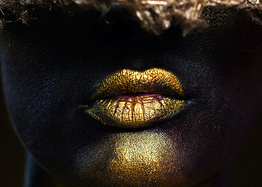 Ljuddämpande tavla - Golden Kiss