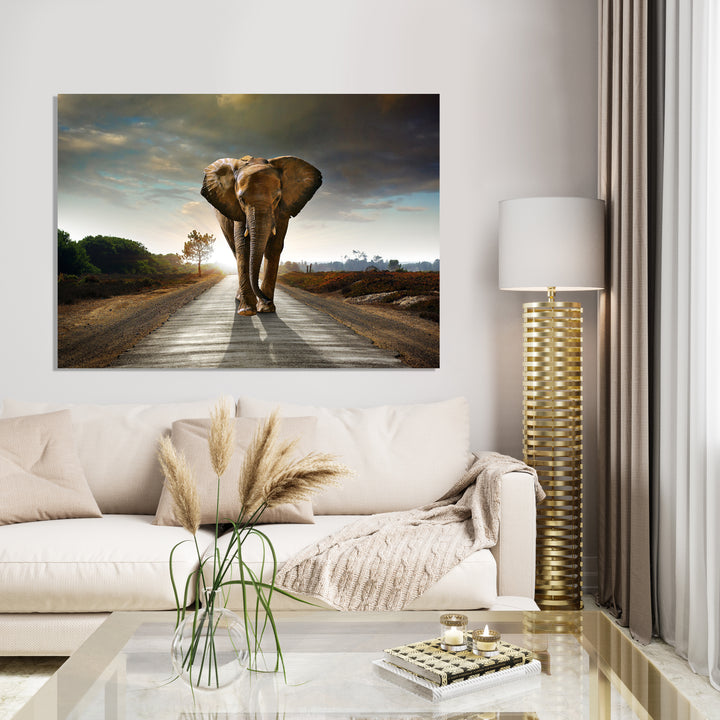 Ljuddämpande tavla - The way - Elefant