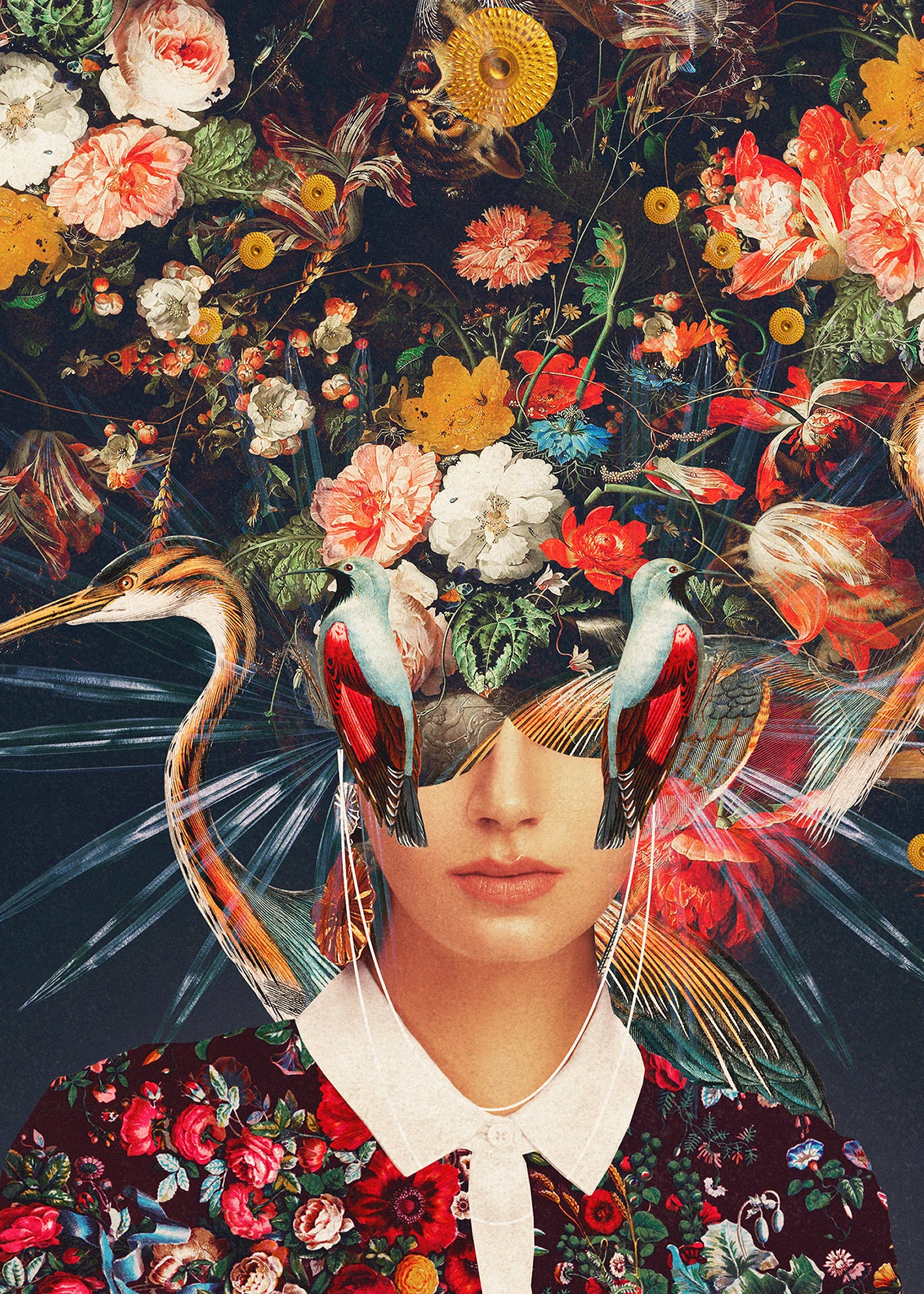 Canvastavla - Flowers of the Season (45x60)