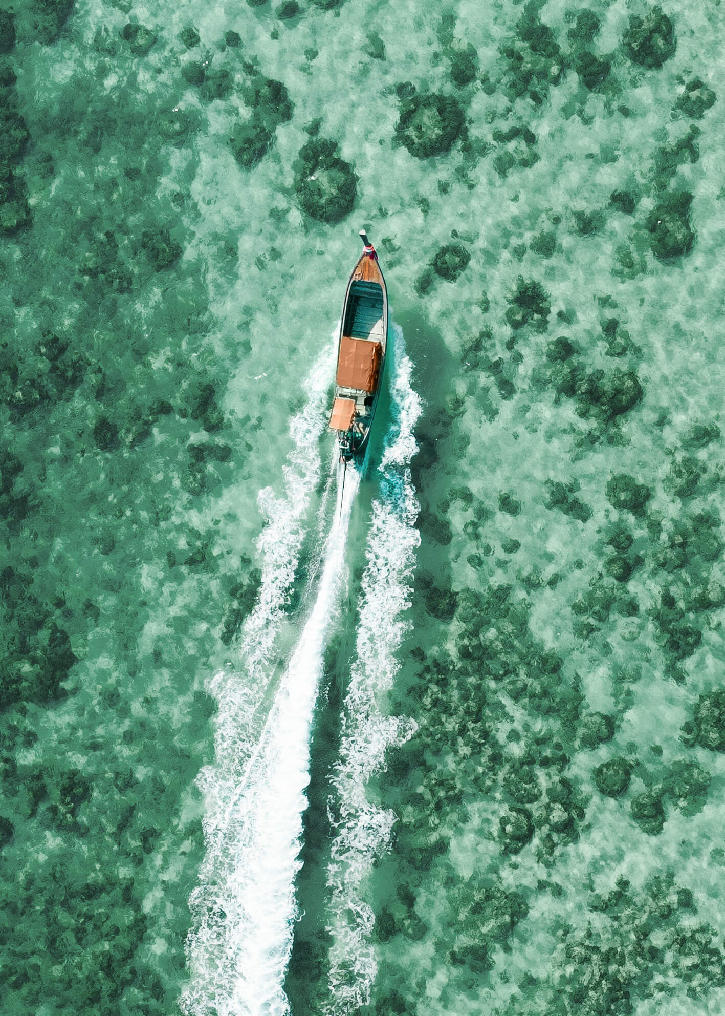 Canvastavla - Emerald Voyage (100x150)