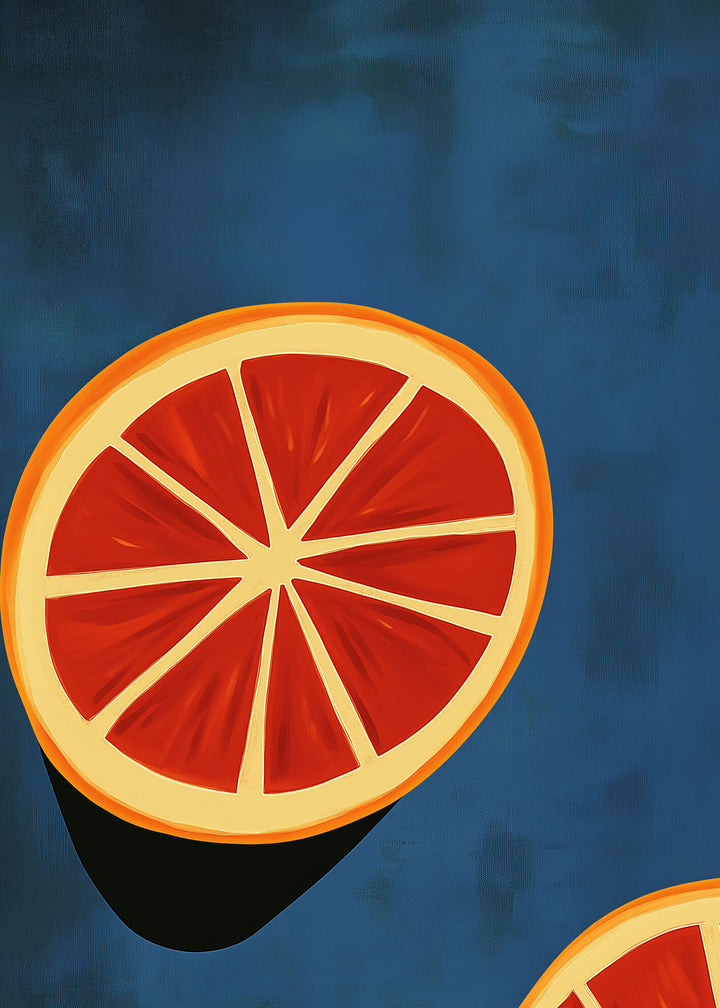 Ljuddämpande tavla - Midnight Citrus
