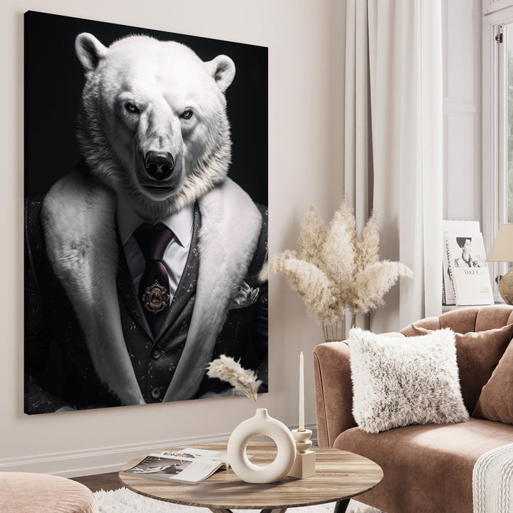 Canvastavla - Polar man