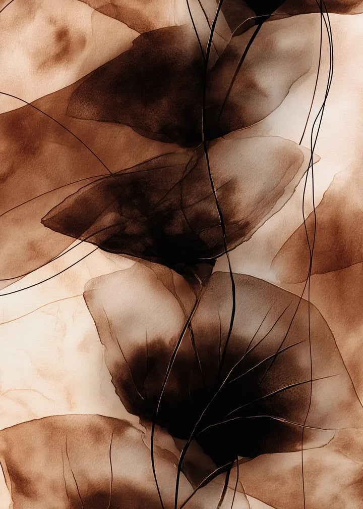 Canvastavla - Soft Leaves