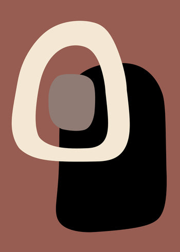 Canvastavla - The Old Pink Abstract